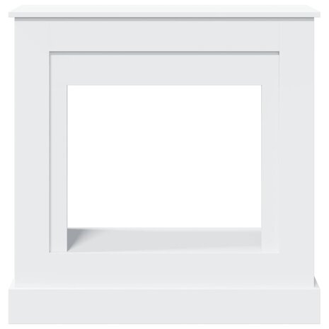 Haardombouw 90x30x90 cm bewerkt hout wit 4