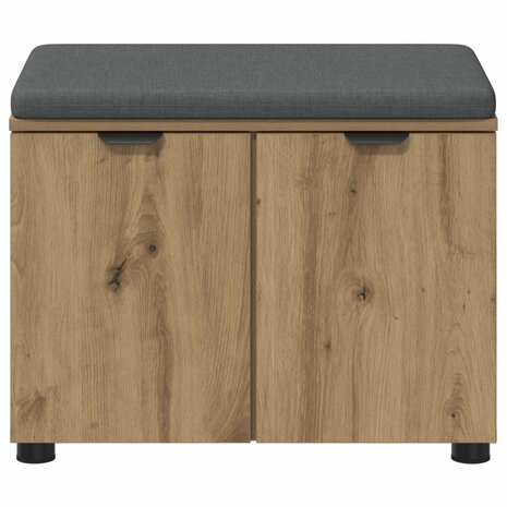 Halbank met kussen met opslag Artisan Eiken 60 x 38 x 46 cm 6