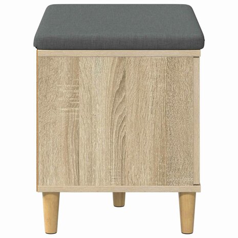 Halbank met kussen met opslag Sonoma Eiken 60 x 38 x 46 cm 7