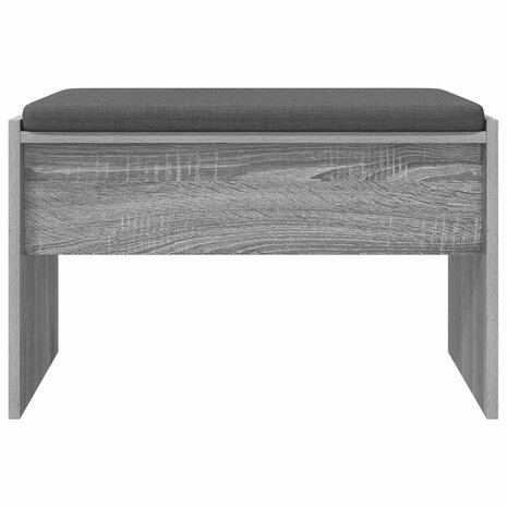 Halbank met kussen Grijs Sonoma 60 x 38 x 46 cm 5