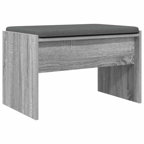 Halbank met kussen Grijs Sonoma 60 x 38 x 46 cm 7
