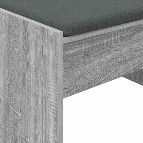 Halbank met kussen Grijs Sonoma 60 x 38 x 46 cm 8