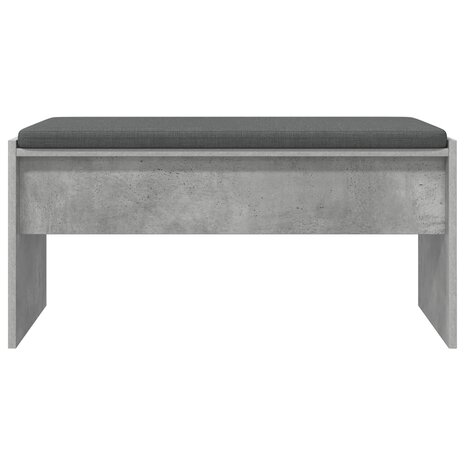 Halbank met kussen Beton Grijs 80 x 38 x 46 cm 5