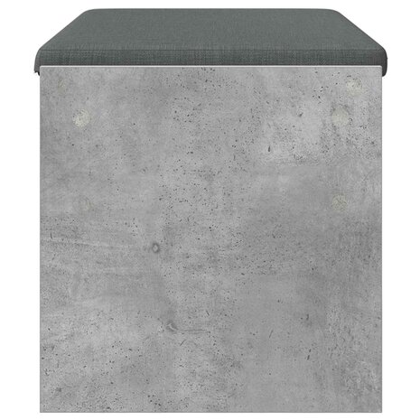 Halbank met kussen Beton Grijs 80 x 38 x 46 cm 6