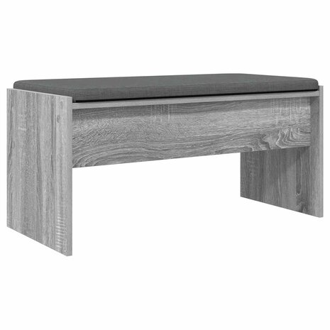 Halbank met kussen Grijs Sonoma 80 x 38 x 46 cm 7