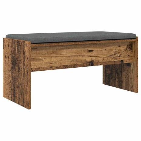 Halbank met kussen Oudhout 80 x 38 x 46 cm 7