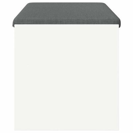 Halbank met kussen Wit 100 x 38 x 46 cm 6