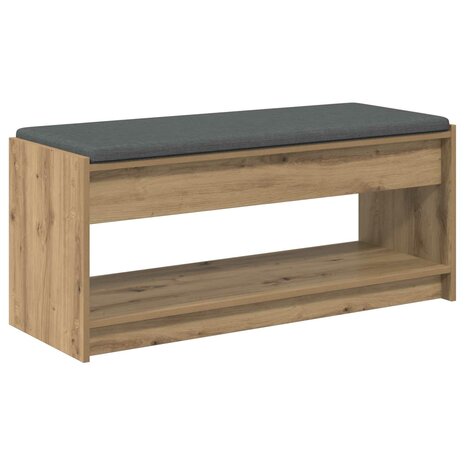 Halbank met kussen met plank Artisan Eiken 100 x 38 x 46 cm 7