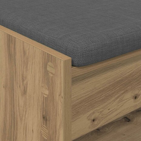 Halbank met kussen met plank Artisan Eiken 100 x 38 x 46 cm 8