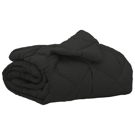 Zomerdekbed Zwart 220 x 140 cm Microvezel 2