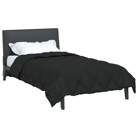 Zomerdekbed Zwart 220 x 155 cm Microvezel 3