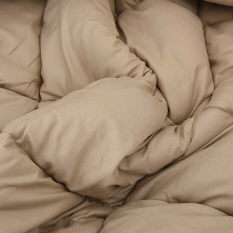 Zomerdekbed Zwart en Taupe 220 x 135 cm Microvezel 8