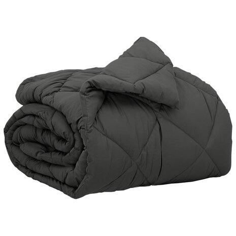 Vol jaar dekbed Antraciet 200 x 135 cm Microfiber 2