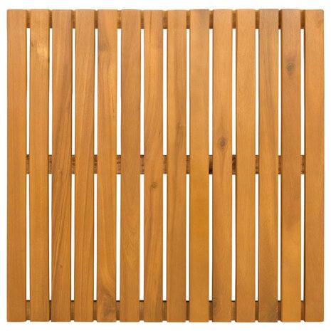 Badmat Effen Bruin 50 x 50 cm Hout 5