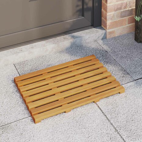 Badmat Effen Bruin 100 x 53 cm Hout 3