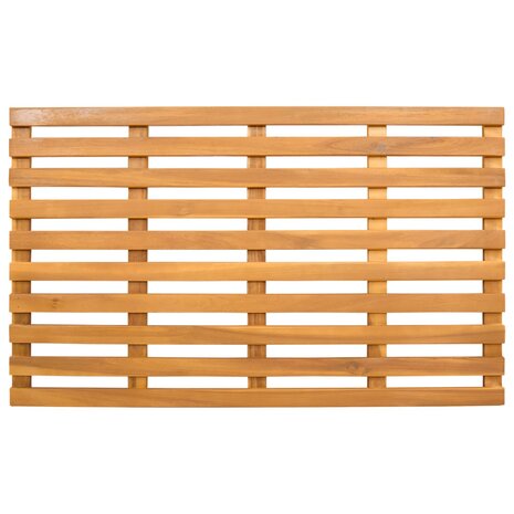 Badmat Effen Bruin 100 x 53 cm Hout 4