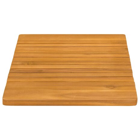 Badmat Effen Bruin 59 x 40 cm Hout 5