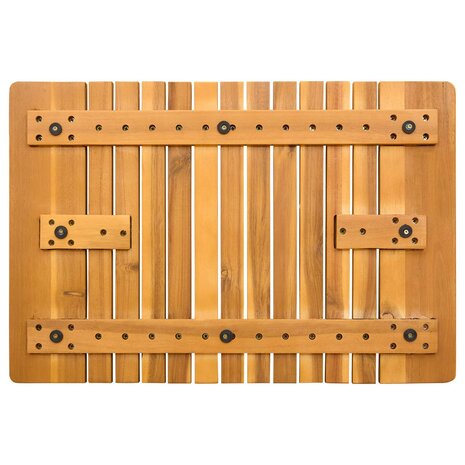 Badmat Effen Bruin 59 x 40 cm Hout 6