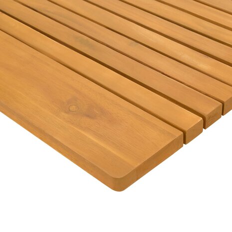 Badmat Effen Bruin 59 x 40 cm Hout 7
