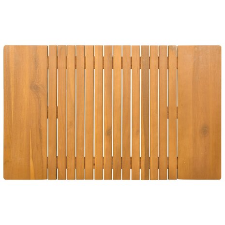 Badmat Effen Bruin 59 x 40 cm Hout 4