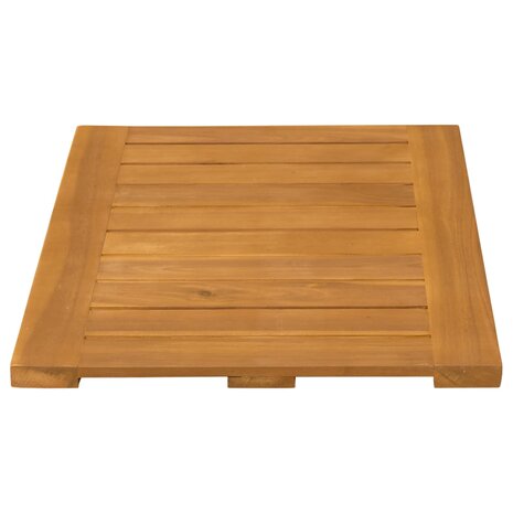 Badmat Effen Bruin 60 x 40 cm Hout 6