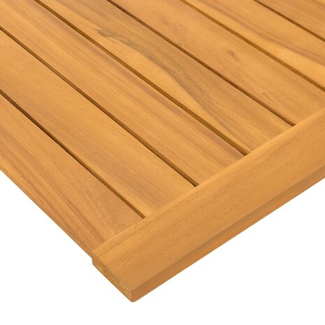 Badmat Effen Bruin 50 x 50 cm Hout 8