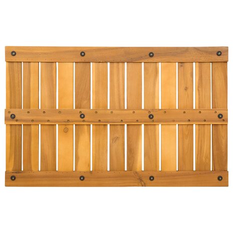 Badmat Effen Bruin 80 x 50 cm Hout 6