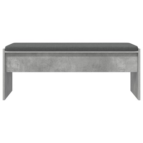 Halbank met kussen Beton Grijs 100 x 38 x 46 cm 5