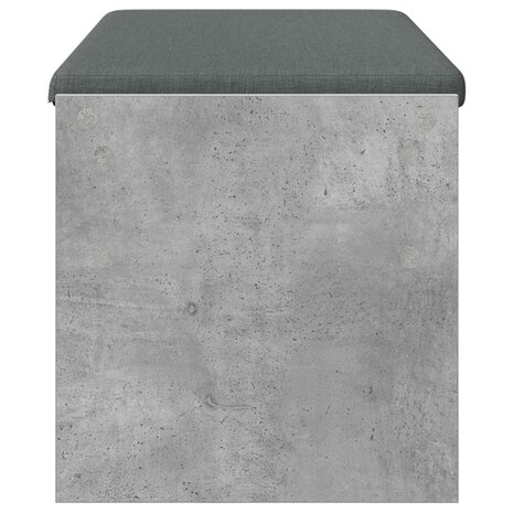 Halbank met kussen Beton Grijs 100 x 38 x 46 cm 6