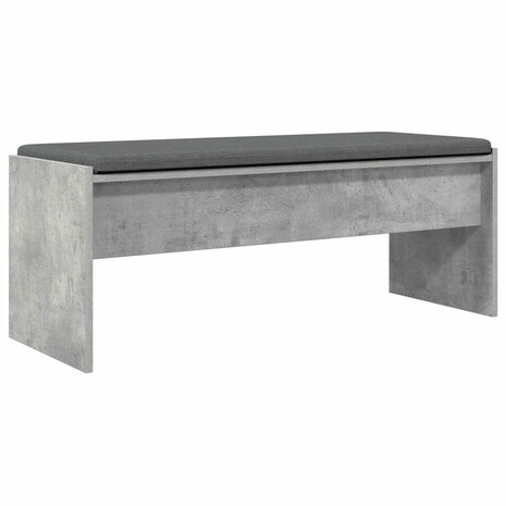Halbank met kussen Beton Grijs 100 x 38 x 46 cm 7
