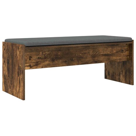 Halbank met kussen Gerookt eiken 100 x 38 x 46 cm 7