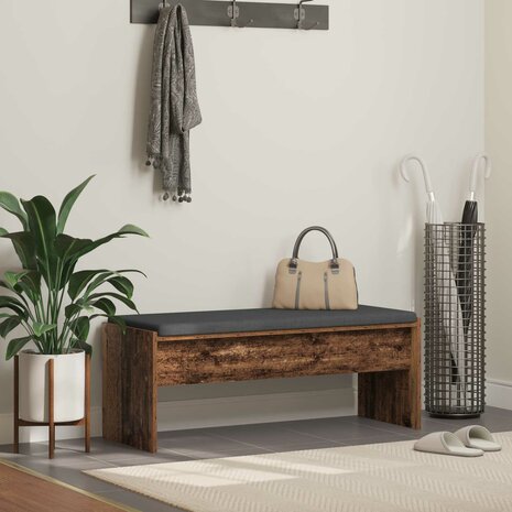 Halbank met kussen Oudhout 100 x 38 x 46 cm 1