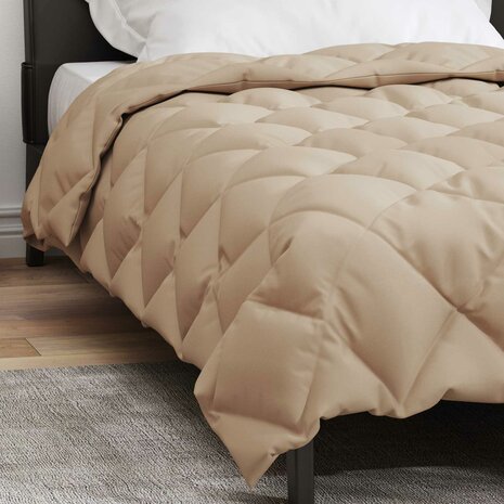 Winter Dekbed Taupe 200 x 140 cm Microfiber 4