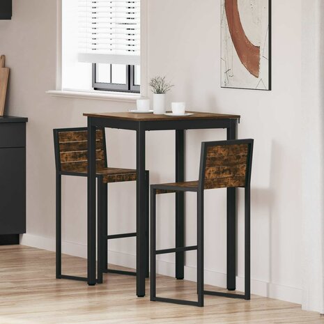 Eettafels Bewerkt hout 1