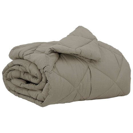 Vol jaar dekbed Lichtgrijs 200 x 155 cm Microfiber 2