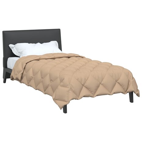 Winter Dekbed Taupe 200 x 135 cm Microfiber 3