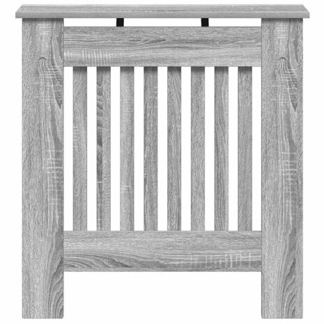 Radiatorafdekking Grijs Sonoma 78 x 19 x 81,5 cm Bewerkt hout 4