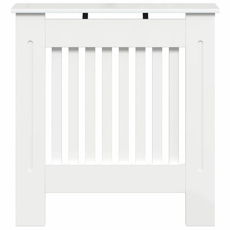 Radiatorafdekking Hoogglans wit 78 x 19 x 81,5 cm Bewerkt hout 4
