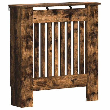 Radiatorafdekking Gerookt eiken 78 x 19 x 81,5 cm Bewerkt hout 2