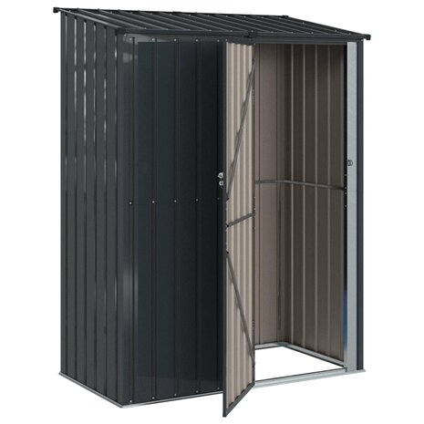 Tuinhuisjes Antraciet 153,5 x 86 x 200 cm Metaal 5