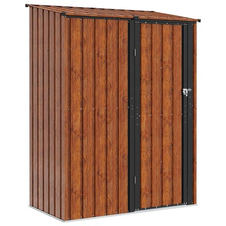 Tuinhuisjes Bruin 153,5 x 86 x 200 cm Metaal 2