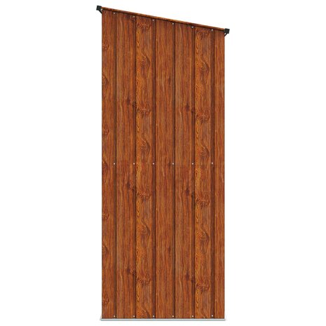 Tuinhuisjes Bruin 153,5 x 86 x 200 cm Metaal 7