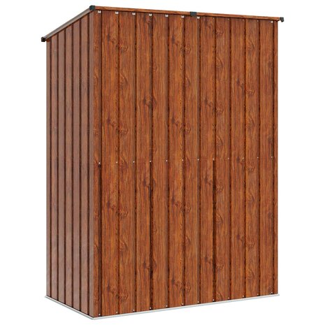Tuinhuisjes Bruin 153,5 x 86 x 200 cm Metaal 8