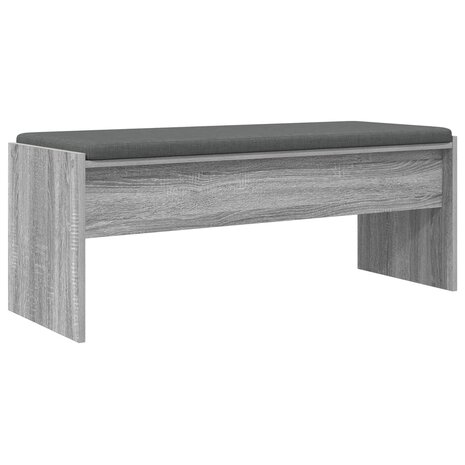 Halbank met kussen Grijs Sonoma 103 x 38 x 40 cm 2