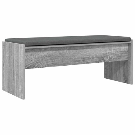 Halbank met kussen Grijs Sonoma 103 x 38 x 40 cm 7