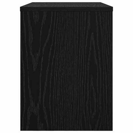 TV-kast Zwart Eiken 60 x 30 x 40 cm Bewerkt hout 6