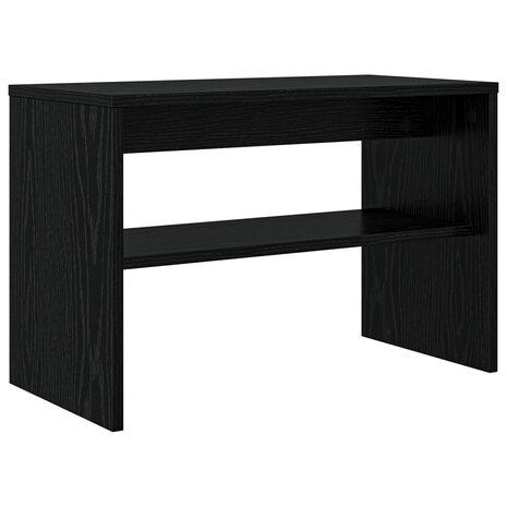 TV-kast Zwart Eiken 60 x 30 x 40 cm Bewerkt hout 7