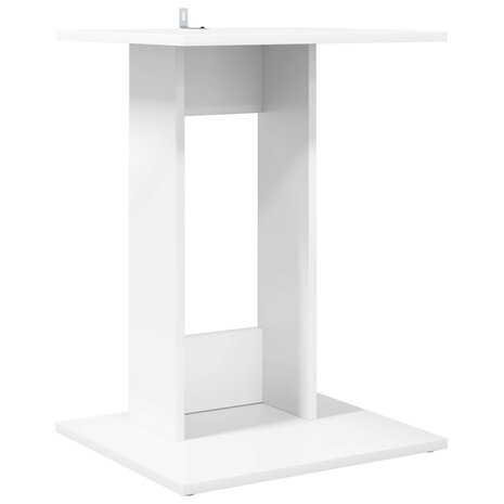 Bijzettafel Wit 45 x 40 x 62,5 cm Bewerkt hout 2