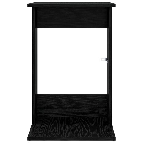 Bijzettafel Zwart Eiken 40 x 38 x 62,5 cm Bewerkt hout 5
