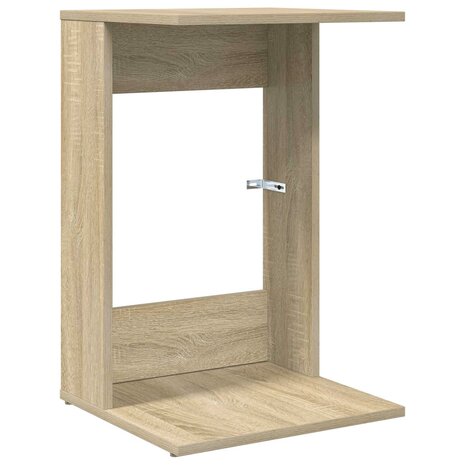 Bijzettafel Sonoma Eiken 40 x 38 x 62,5 cm Bewerkt hout 2
